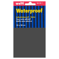 Selbstklebestoff Nylon 10 x 20 cm - dunkelgrau